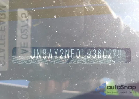 2020 Nissan Armada Platinum 2Wd из США, поврежденный, VIN JN8AY2NF0L9360279